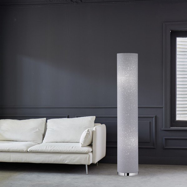 Pelēka stāvlampa no auduma (augstums 110 cm) Thor – Fischer & Honsel-image-3