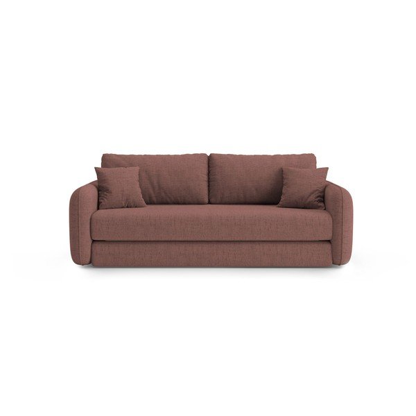 Tumši rozā salokāms dīvāns 225 cm – Micadoni 