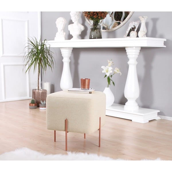 Krēmkrāsas pufs Copper – Artie-image-2