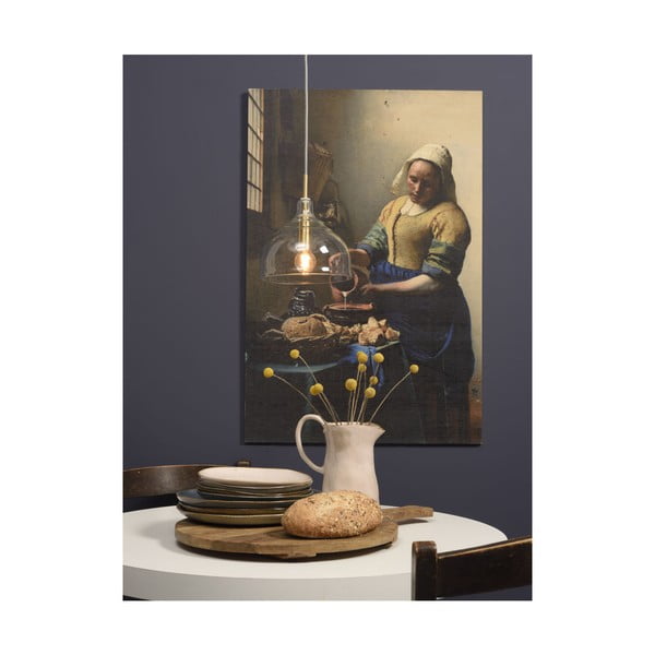 Piekaramā lampa zelta krāsā ar stikla abažūru ø 20 cm Brussels – it's about RoMi-image-2