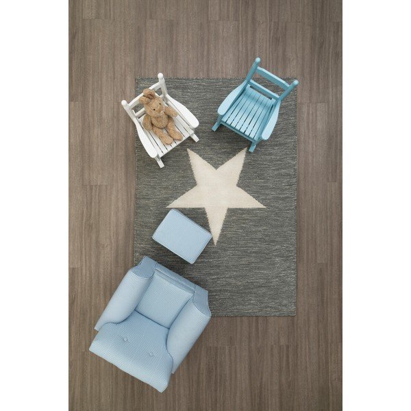 Zils papeles masīvkoka bērnu krēsls – Premier Housewares-image-4