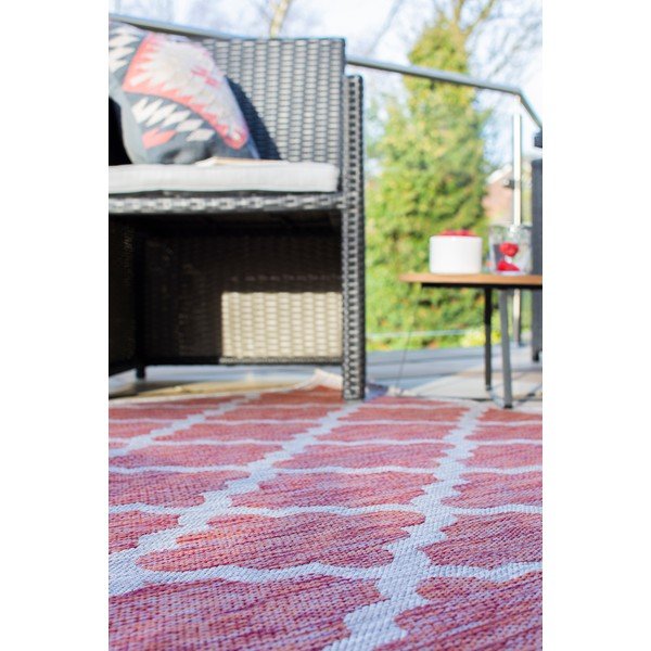 Sarkans un bēšs paklājs Flair Rugs Padua, 120 x 170 cm-image-4