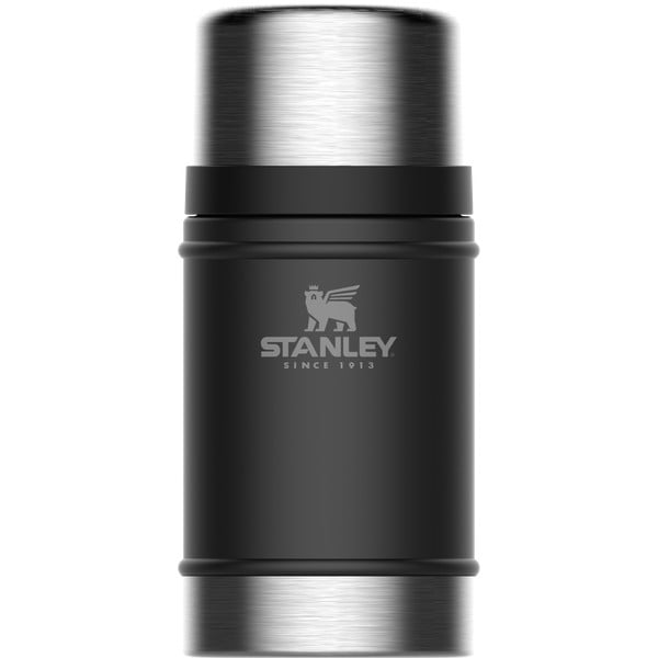 Melns nerūsējošā tērauda termoss pārtikai 700 ml Legendary Classic Black – Stanley-image-3