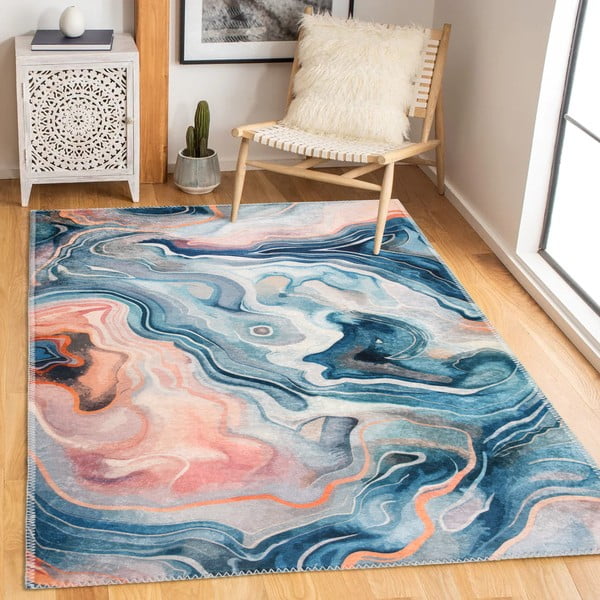 Zils/rozā mazgājams paklājs 120x180 cm Colors of Joy – Vitaus-image-1