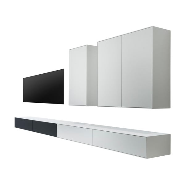 Melnbalts TV galdiņa un 2 kumožu komplekts Edge by Hammel – Hammel Furniture