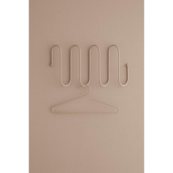 Bēšs sienas pakaramais ar 4 āķiem Blomus Curl-image-2