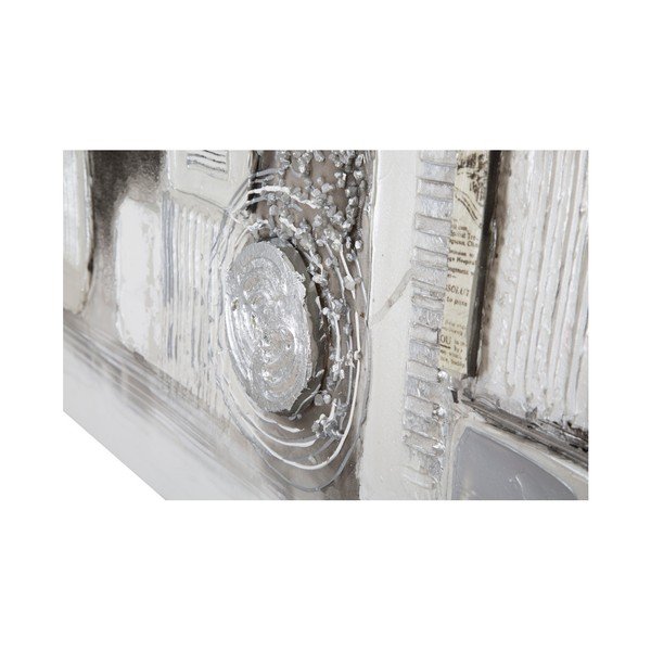 Mauro Ferretti Dipinto Su Tela Silver Stroke, 150 x 50 cm-image-4