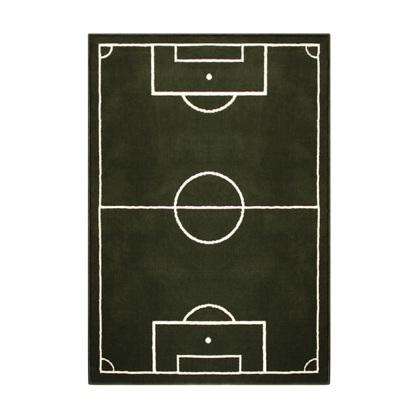Bērnu zaļš paklājs Hanse Home Football Field, 80 x 150 cm