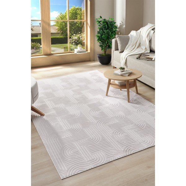Krēmkrāsas mazgājams paklājs 200x300 cm Bohemian – Mila Home-image-1
