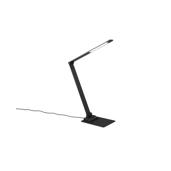 Melna LED galda lampa ar regulējamu spilgtumu (augstums 72 cm) Travis – Trio-image-2