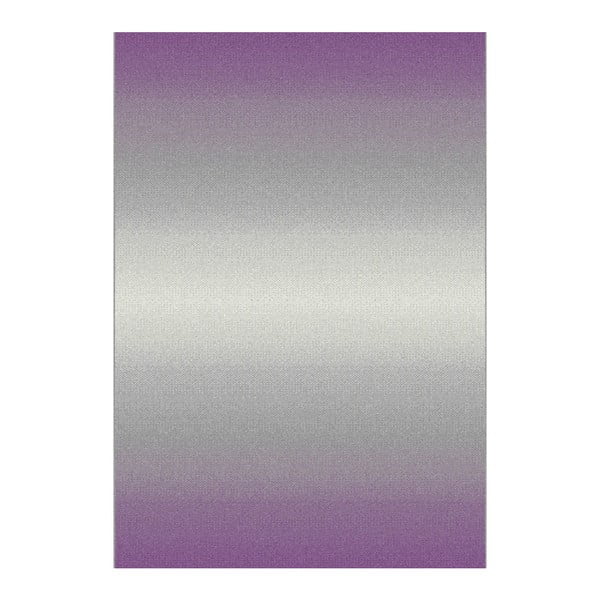 Pelēks un violets paklājs Universal Boras, 67 x 250 cm