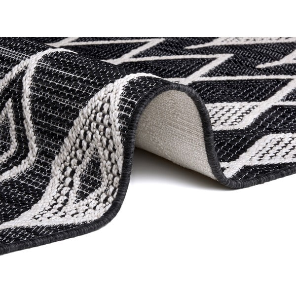 Antracīta pelēks āra paklājs 77x150 cm – Elle Decoration-image-2