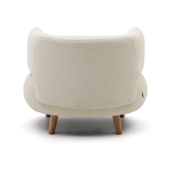 Krēmkrāsas atpūtas krēsls Luisa – Kave Home-image-4