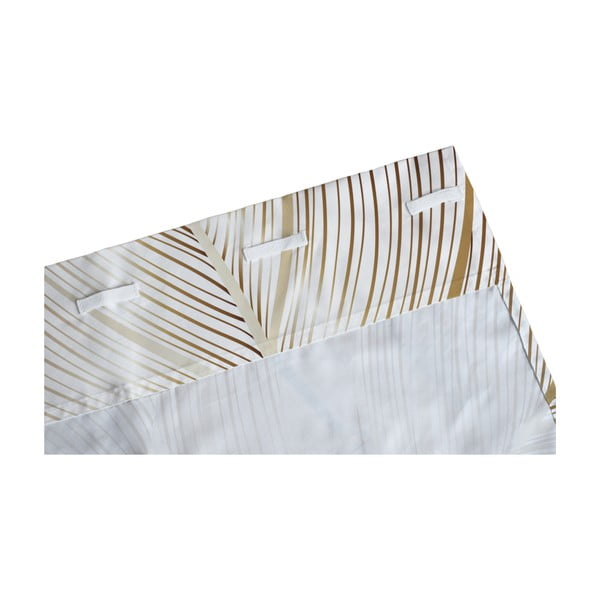 Zelta krāsas aizkars no kokvilnas satīna 110x170 cm Golden Leaves – Butter Kings-image-2