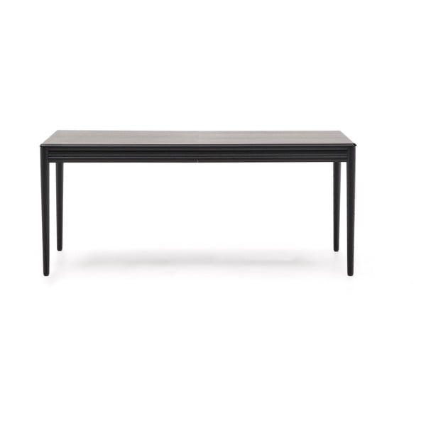 Izvelkams ēdamgalds ar papildu galda virsmu ar ozolkoka imitāciju 90x160 cm Lenon – Kave Home-image-4