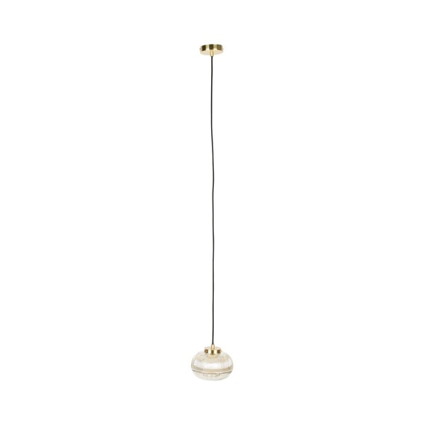 Piekaramā lampa zelta krāsā ar stikla abažūru ø 18 cm Robin – White Label