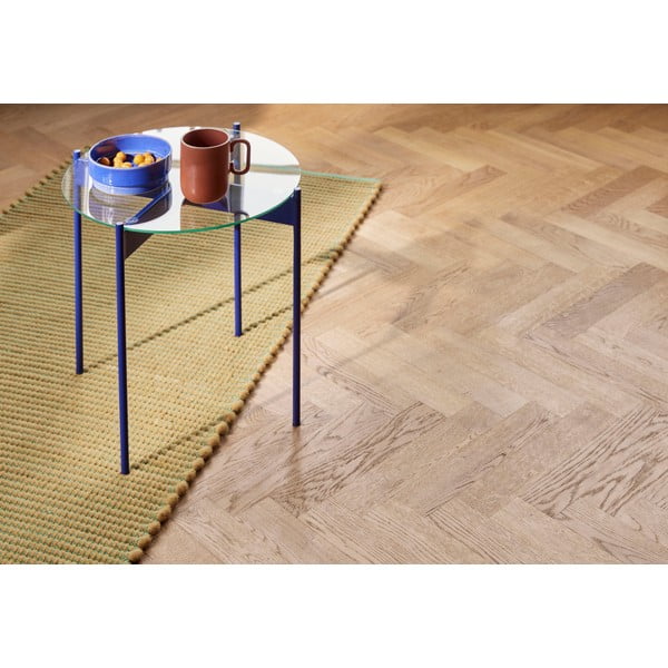 Apaļš sānu galdiņš ar stikla galda virsmu ø 45 cm Beam – Hübsch-image-3