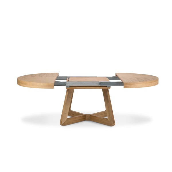 Izvelkams ēdamgalds ar ozolkoka kājām Windsor & Co Sofas Bodil, ø 130 cm-image-4