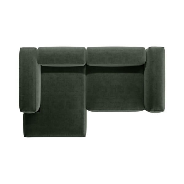 Zaļš stūra dīvāns (ar kreiso stūri/ar zvilni) Bergamo – Cosmopolitan Design-image-3