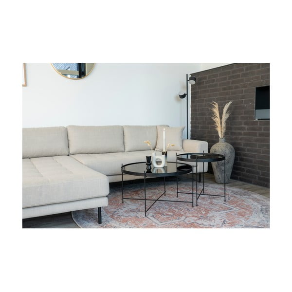 Zils/oranžs apaļš paklājs ø 200 cm Havana – House Nordic-image-2