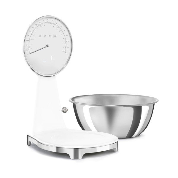 Balta plastmasa digitālie virtuves svari – SMEG-image-3