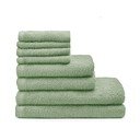 Zaļi ātri žūstoši/frotē kokvilnas dvieļi komplektā (8 gab.) Quick Dry – Catherine Lansfield