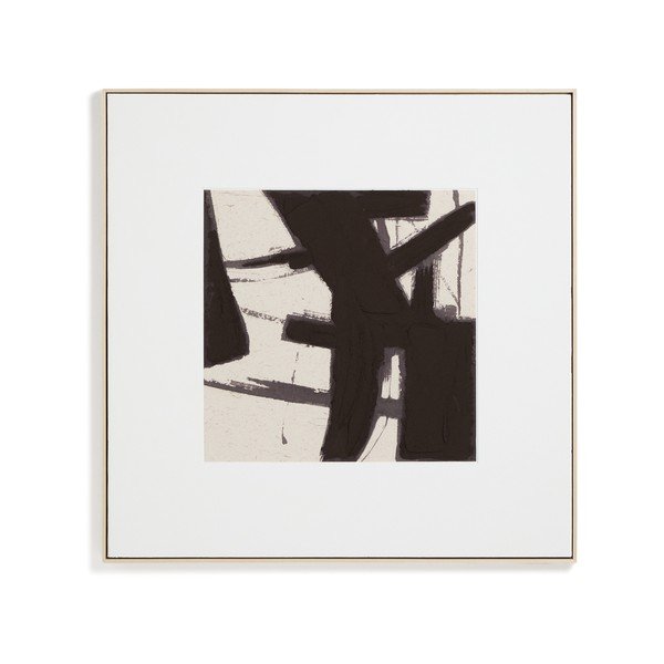 Ar rokām apgleznota glezna ar rāmi/uz audekla 100x100 cm Arilan – Kave Home-image-4