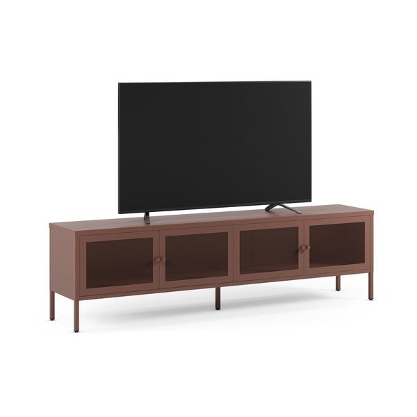 Bordo metāla TV galdiņš 160x50x35 cm Fayna – Marckeric-image-1
