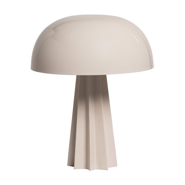 Krēmkrāsas metāla galda lampa (augstums 29 cm) Virel – WOOOD