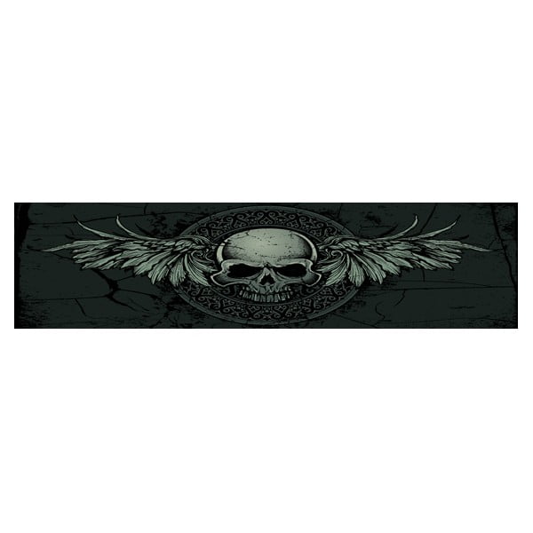 Gulta Karup Eagle Black/Black Scull, 140x200 cm-image-1
