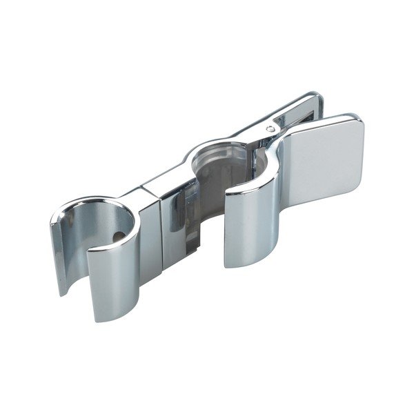 Spīdīgas sudraba krāsas nerūsējošā tērauda dušas galvas turētājs – Wenko-image-3