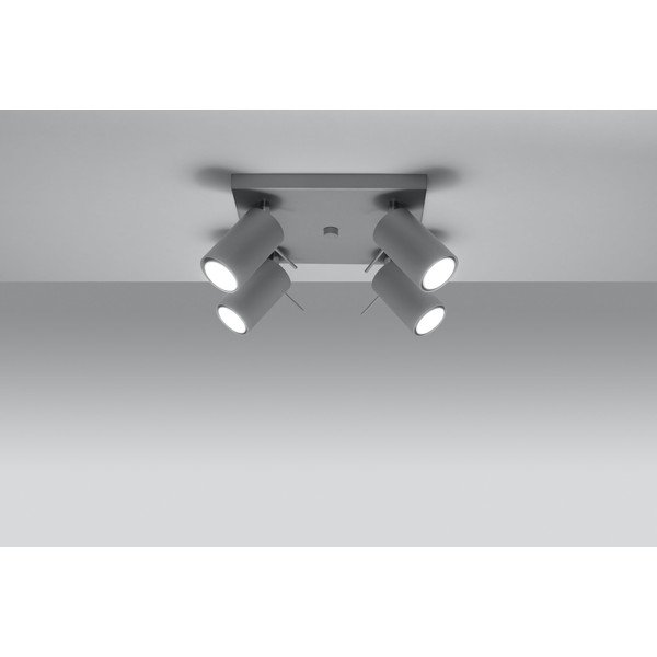 Pelēka griestu lampa Sollux Etna Quatre-image-1