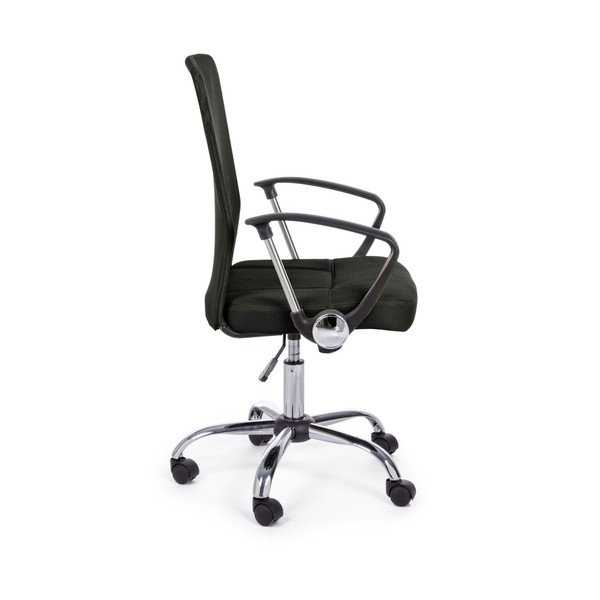 Melns polsterēts biroja krēsls Brisbane – Yes Everyday-image-2