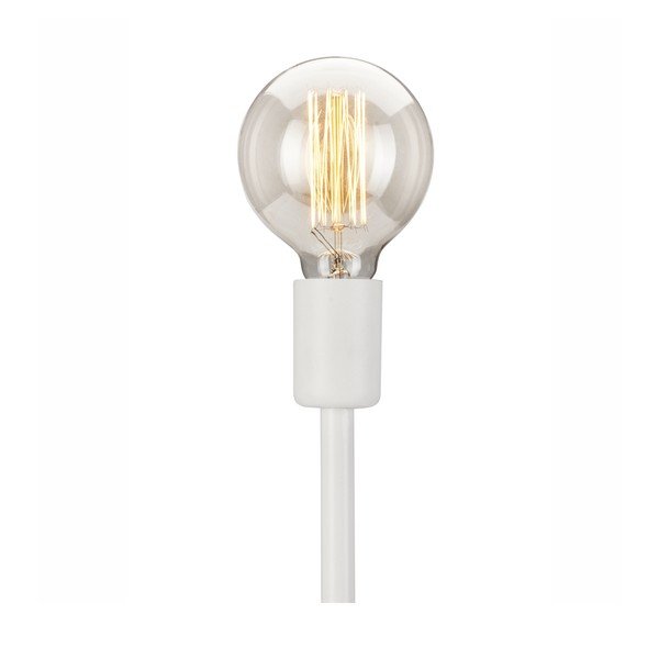 Balta/brūna galda lampa (augstums 39 cm) Orazio – LAMKUR-image-2
