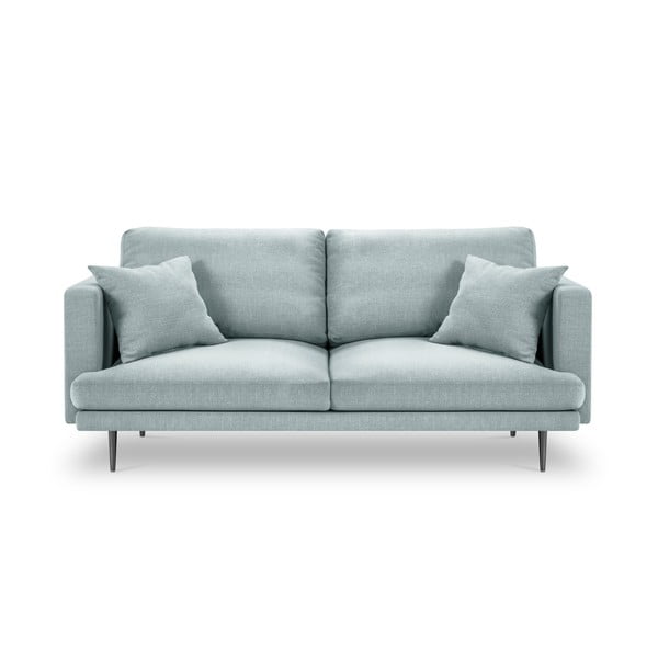 Gaiši zils trīsvietīgs dīvāns Milo Casa Piero, 220 cm