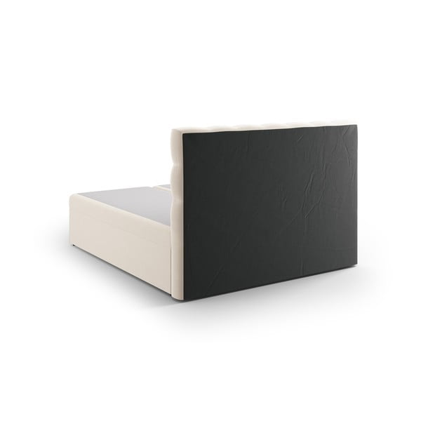 Bēša atsperu gulta ar veļas kasti 160x200 cm Bali – Cosmopolitan Design-image-3