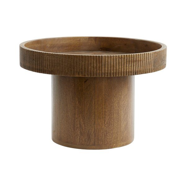 Mango masīvkoka apaļš sānu galdiņš ø 50 cm Kalomo – Light & Living