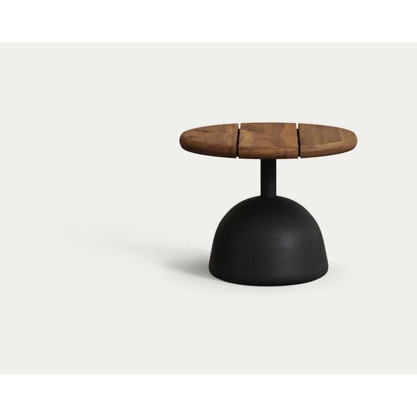 Apaļš dārza kafijas galdiņš ar akācijas koka galda virsmu ø 43 cm Saura – Kave Home-image-2