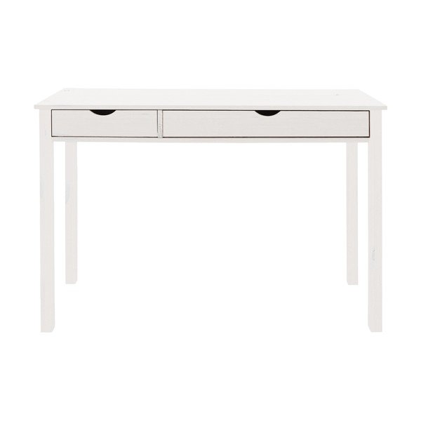 Balts rakstāmgalds no priedes koka Støraa Gava, garums 100 cm-image-2