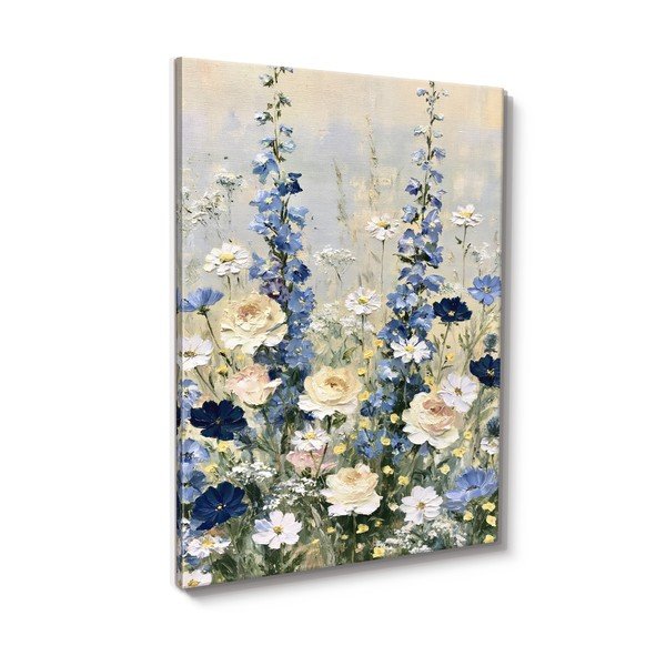 Drukāta glezna uz audekla 60x80 cm Blue Meadow – Styler-image-3