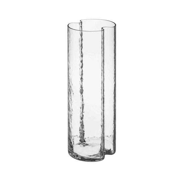 Stikla rokām darināta vāze (augstums 24 cm) Tubu – noo.ma