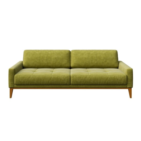 Zaļš dīvāns MESONICA Musso Tufted, 210 cm