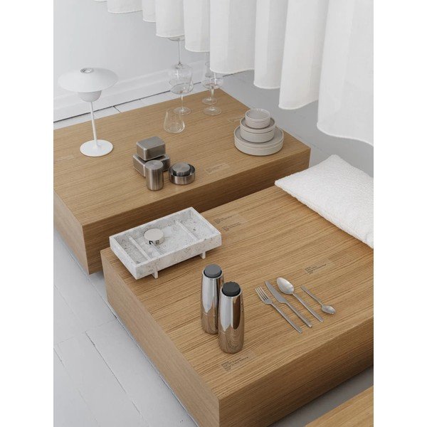 Melnas nerūsējošā tērauda deserta karotes (4 gab.) 4 personām Stella – Blomus-image-1