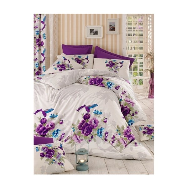 Violeta divvietīga gultasveļa Jeannine, 200 x 220 cm