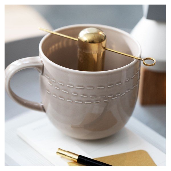Bēša porcelāna krūze Villeroy & Boch Like It's my moment, 500 ml-image-1