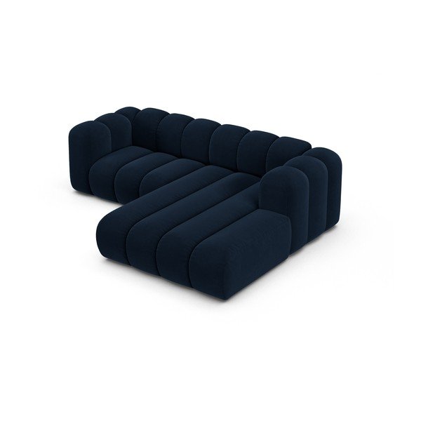 Tumši zils stūra dīvāns (ar labo stūri) Lupine – Micadoni Home-image-2