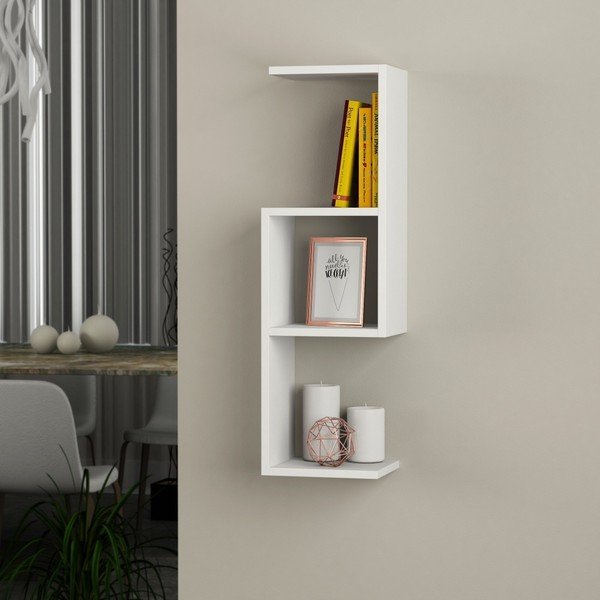 Balts sienas plaukts Dibi White-image-1