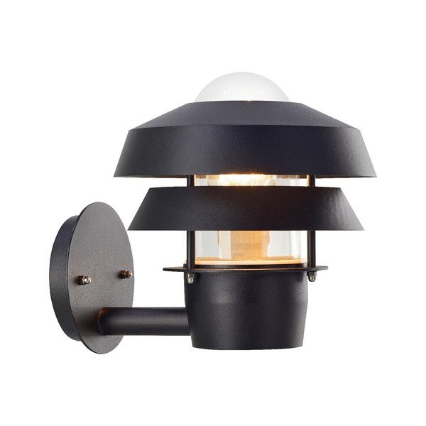 Melna sienas lampa Markslöjd Troy