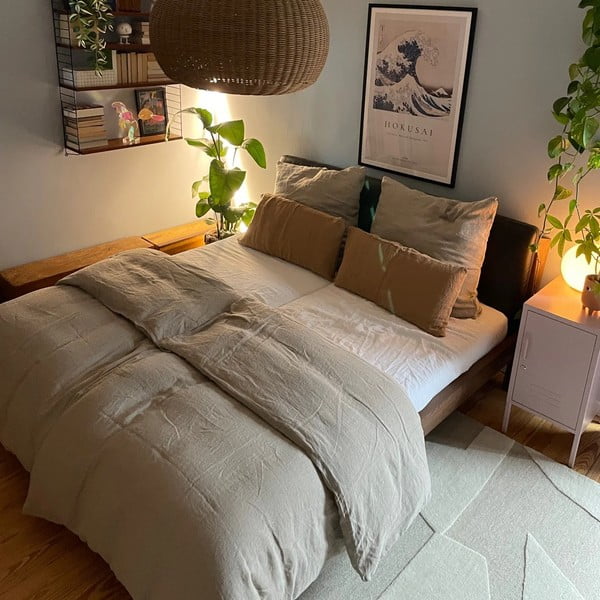 Lina spilvendrāna 80x80 cm Natural – Linen Tales-image-2