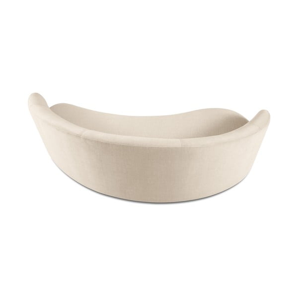 Bēšs samta asimetrisks dīvāns Mazzini Sofas Debbie, kreisais stūris-image-3